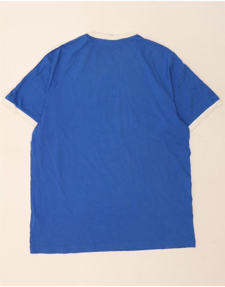 Мужская футболка Adidas Top XL, синяя, хлопок