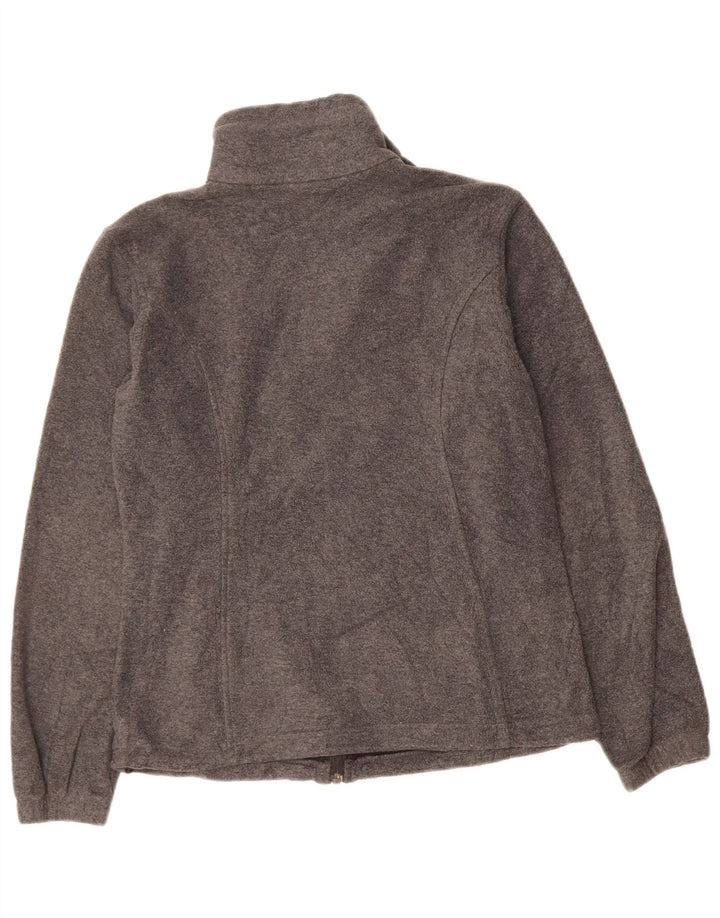 COLUMBIA Mens Fleece Jacket UK 36 XS Grey Polyester