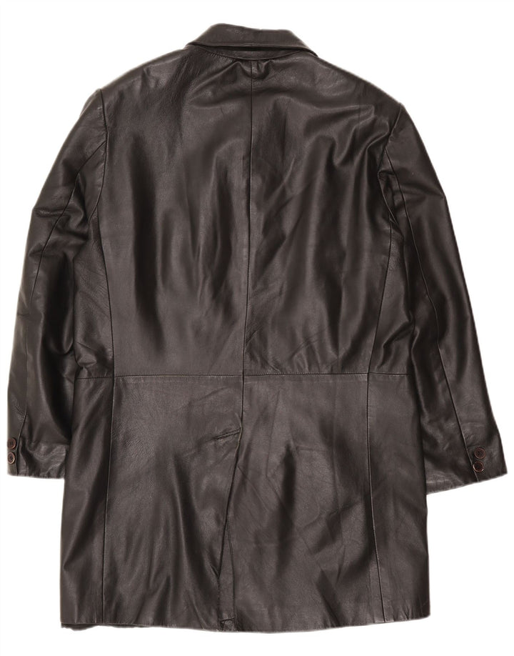 Мужское кожаное пальто Conbipel Free Heron IT 48 Medium Black Leather