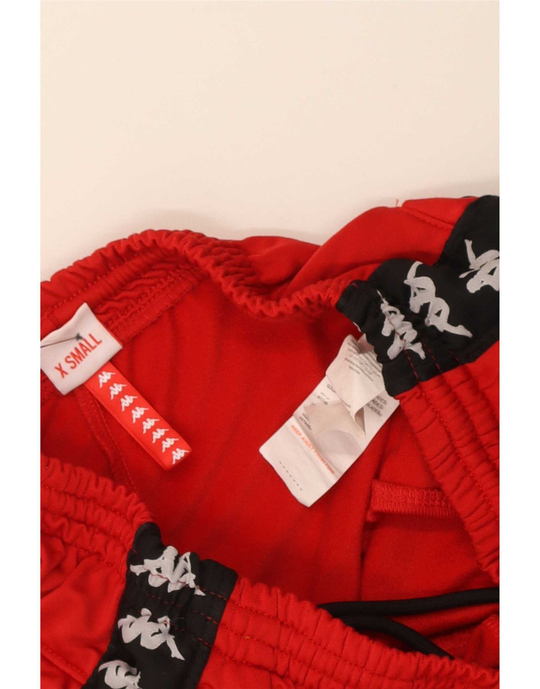 Женские спортивные брюки Kappa с расклешенным рисунком XS, красный полиэстер