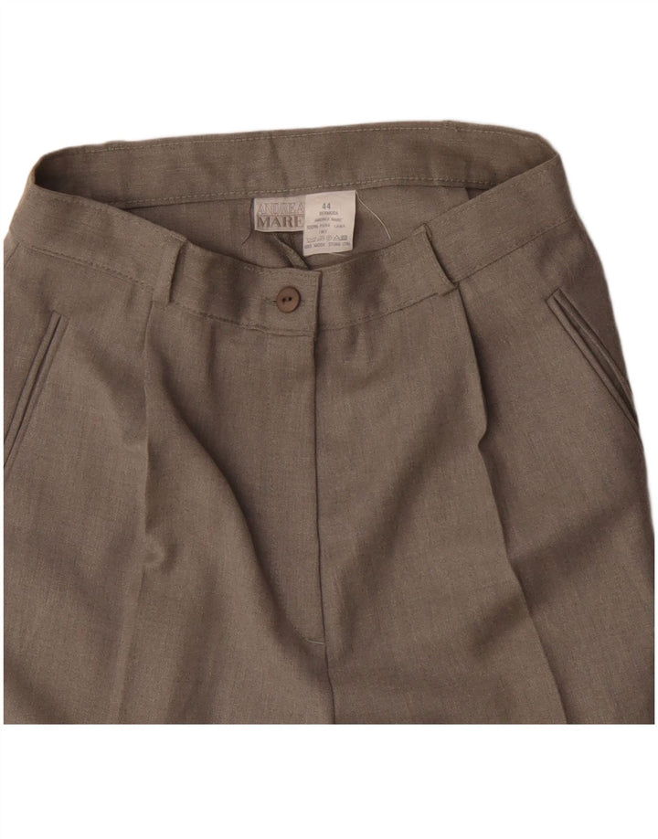 Женские шорты-бермуды с завышенной талией Andrea Mare IT 44 Medium W28 Серые