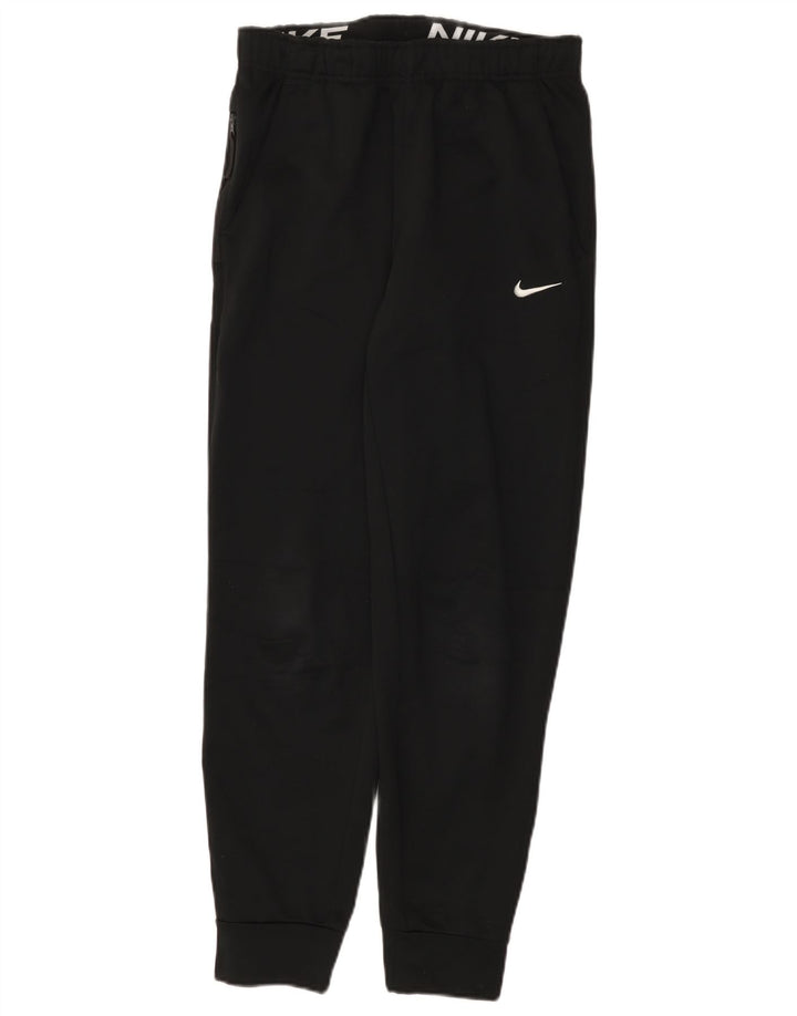Мужские спортивные брюки Nike Therma-Fit, джоггеры, маленький черный полиэстер