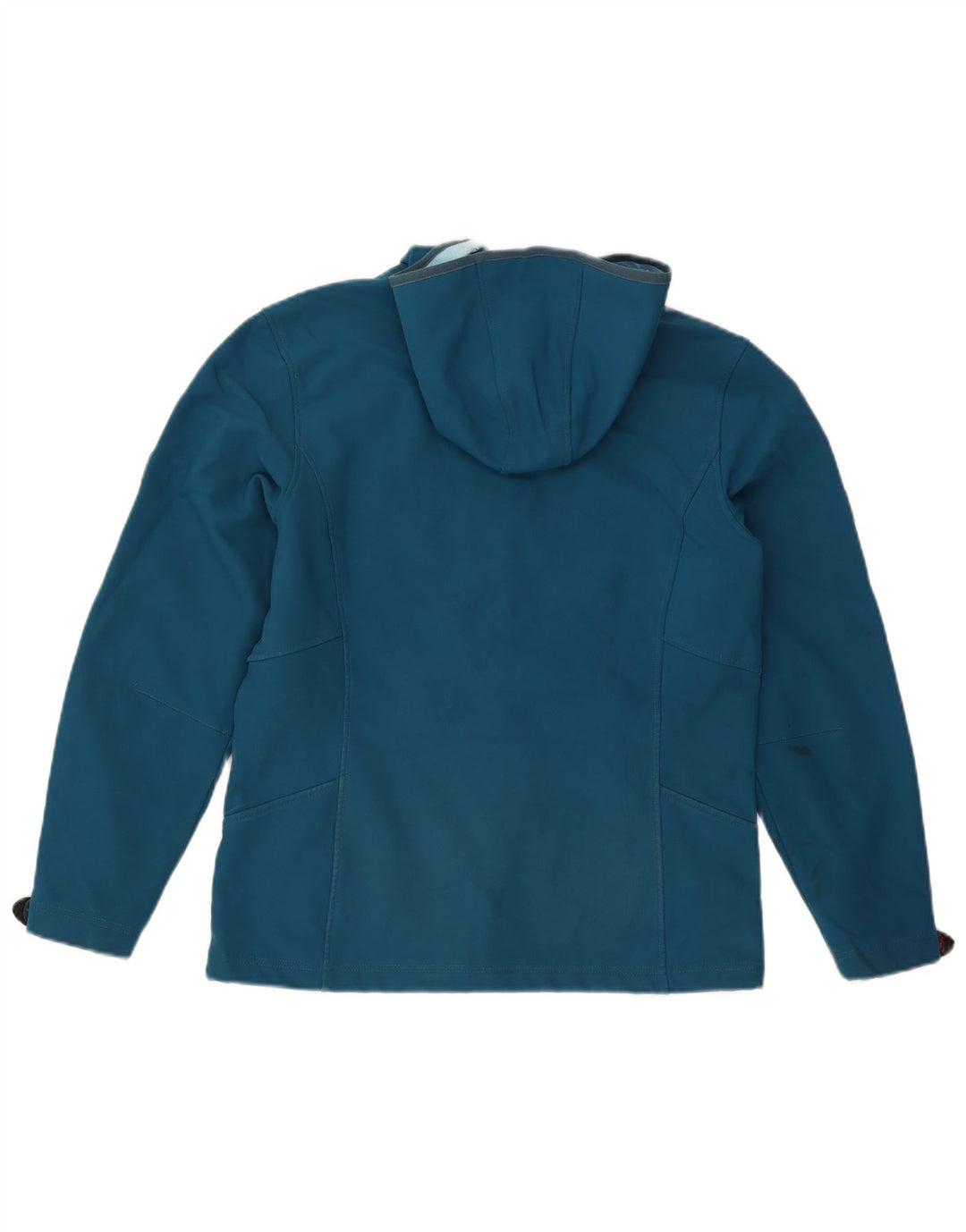 Ветровка с капюшоном Jack Wolfskin для девочек 15–16 лет, синяя полиэстер