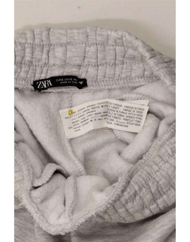 Мужские спортивные брюки Zara, джоггеры, маленькие серые, полиэстер