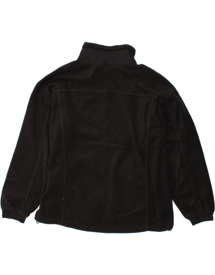 COLUMBIA Womens Fleece Jacket UK 18 XL Black Polyester Vintage Columbia and Second-Hand Columbia from Messina Hembry 