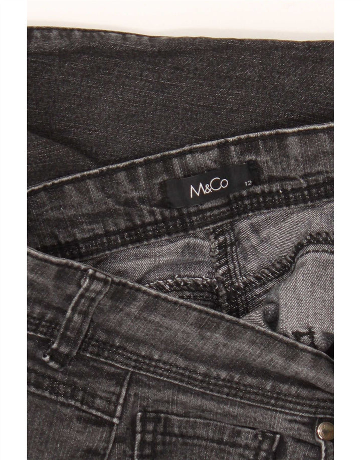 Женские прямые джинсы M&Co UK 12 Medium W30 L30 Серые