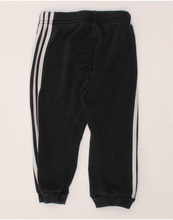 ADIDAS Baby Boys Joggers Tracksuit Trousers 12-18 Months  Black Cotton