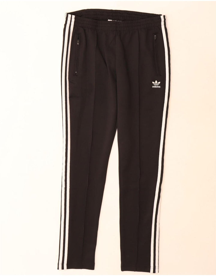Женские спортивные брюки Adidas UK 14, средний черный полиэстер