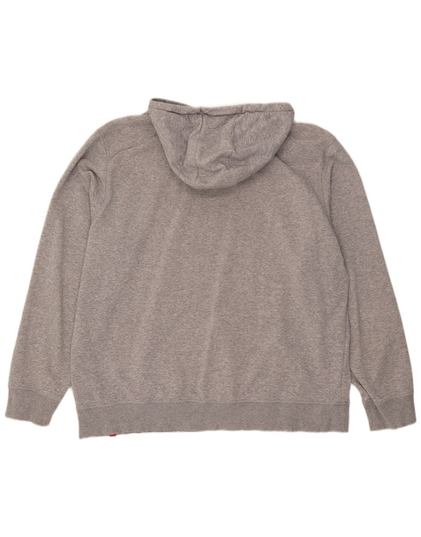 Мужской джемпер с капюшоном New Balance 2XL, серый хлопок