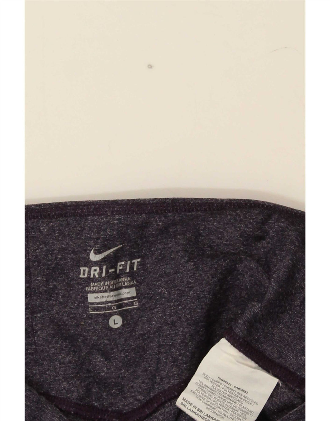 Женские леггинсы-капри Nike Dri Fit UK 14, большие темно-синие, полиэстер