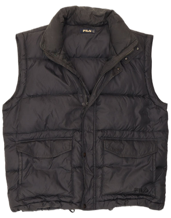 Мужской утепленный жилет Fila IT 52 XL, черный полиамид