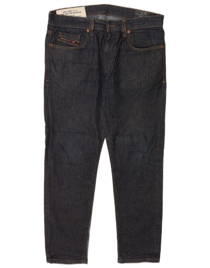 Мужские джинсы Diesel D-Strukt Slim W32 L27 Темно-синие из лиоцелла