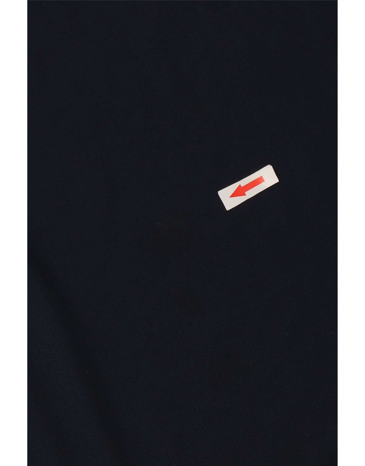 Мужская футболка Nike Dri Fit, маленький темно-синий полиэстер
