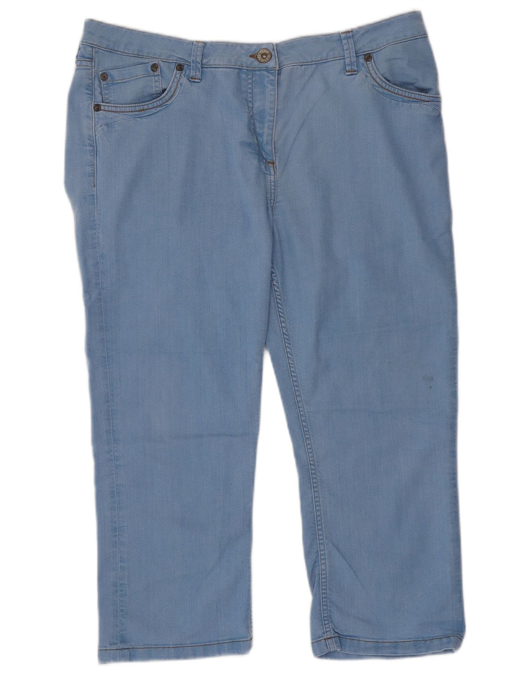 Женские укороченные джинсы FAT FACE UK 18 XL W36 L22 Синие хлопковые