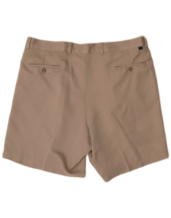 DOCKERS Mens Pegged Chino Shorts W38 XL Grey Cotton