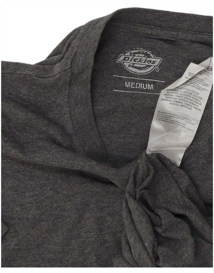 Мужская футболка Dickies Top среднего серого цвета из хлопка