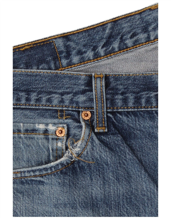 Мужские прямые джинсы Levi's 501 W36 L30 синие, хлопок