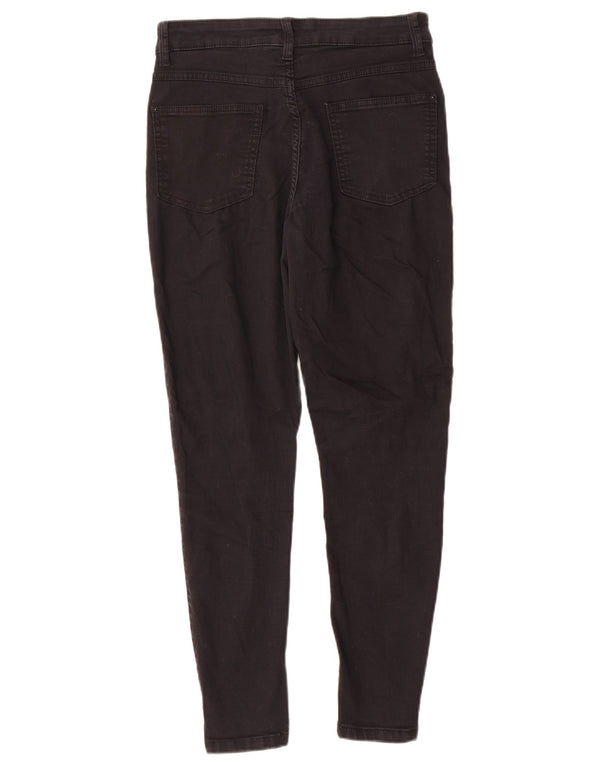 Женские укороченные джинсы джеггинсы Marks & Spencer UK 10, маленькие W28 L26, черные