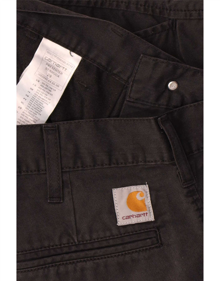 Мужские шорты-бермуды Carhartt W29, черные, полиэстер