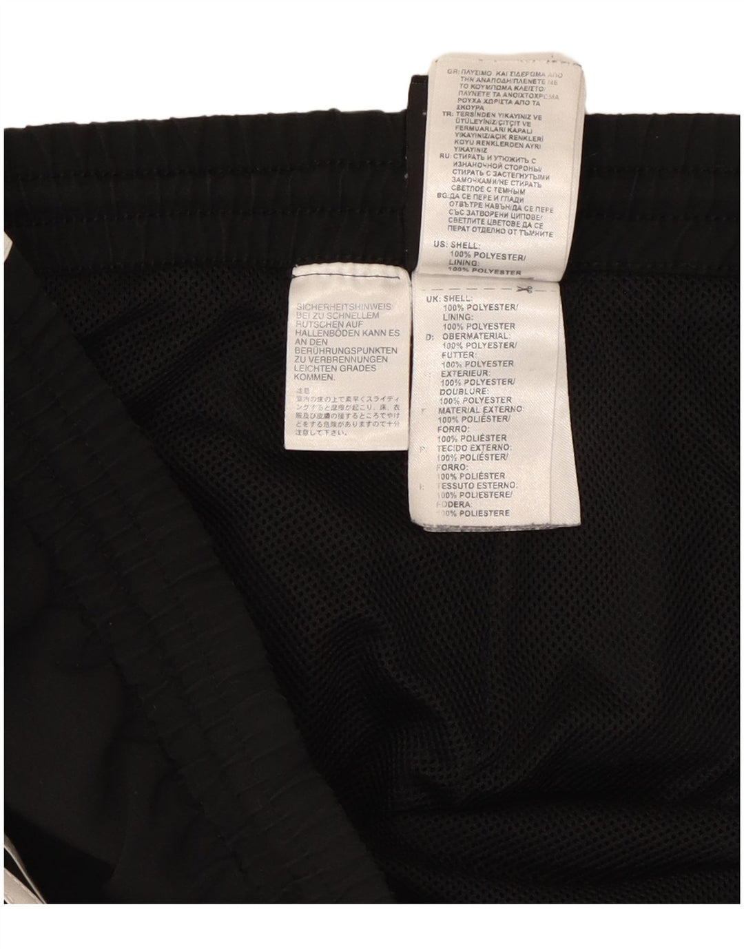 Мужские спортивные брюки Adidas Joggers UK 40/42, средний черный полиэстер