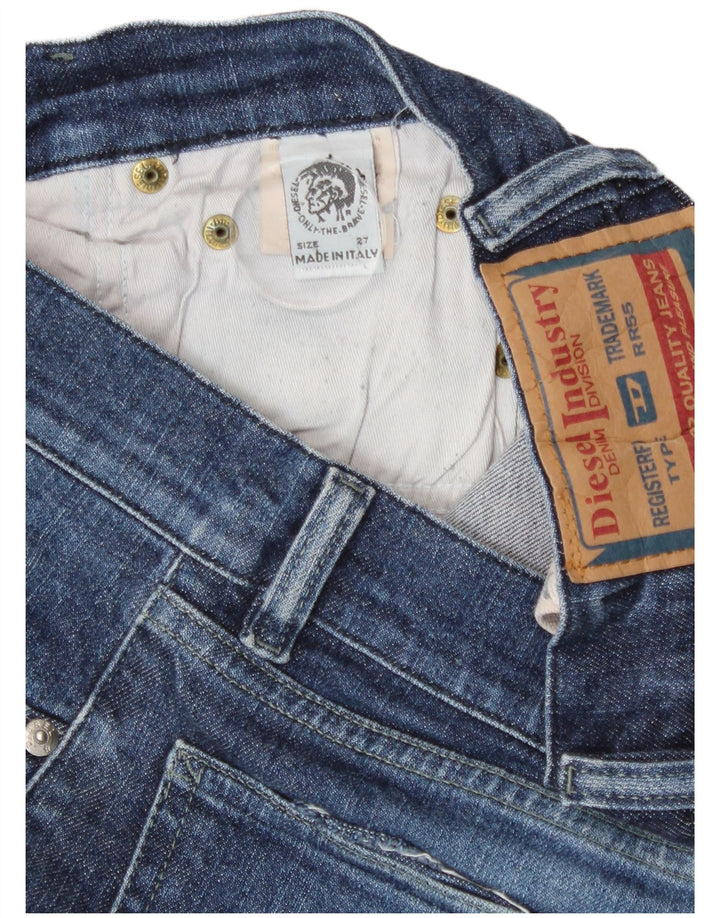 Diesel Womens Bootcut Jeans W27 L29 Blue Cotton