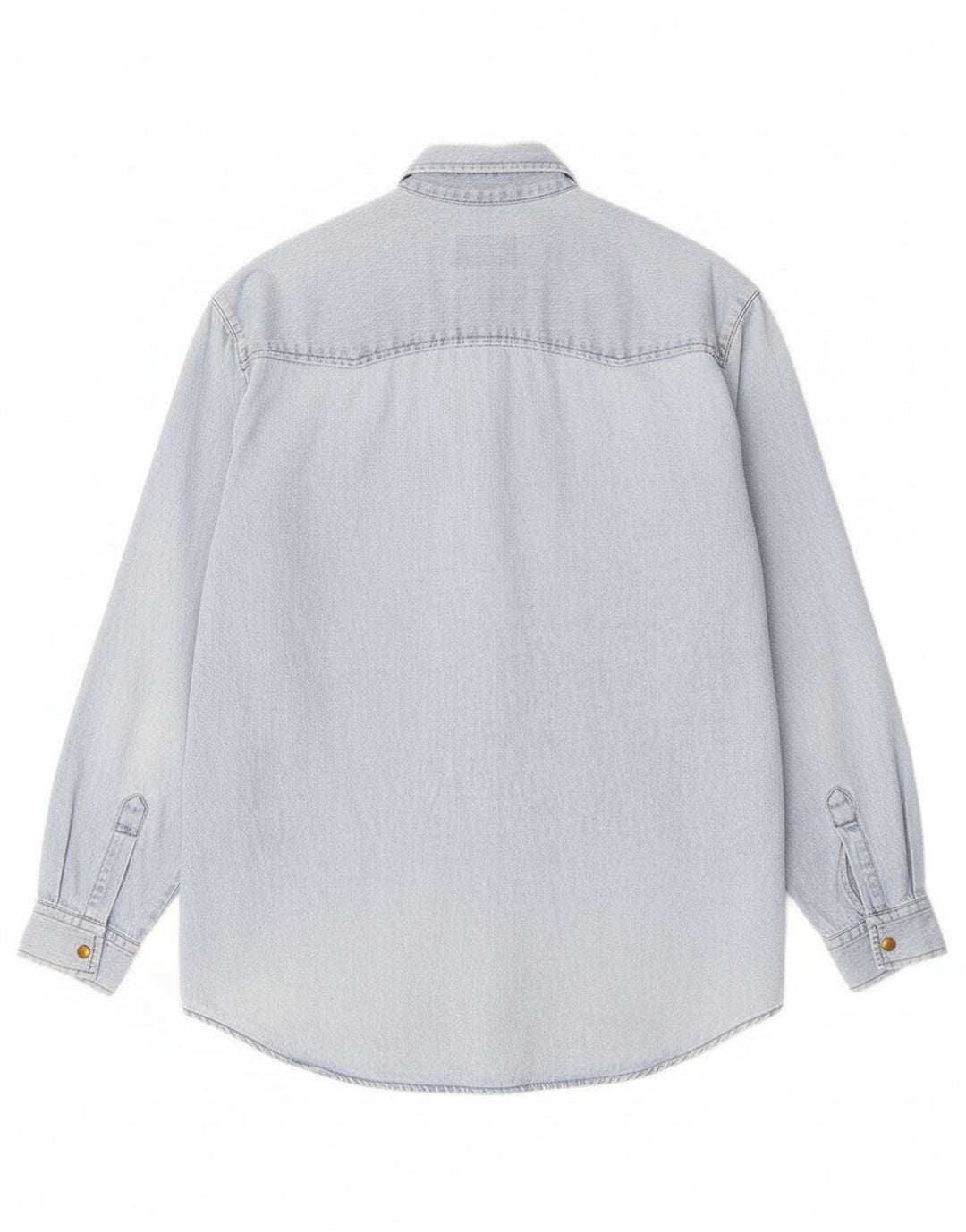 Мужская джинсовая рубашка Armata Di Mare, хлопок среднего синего цвета