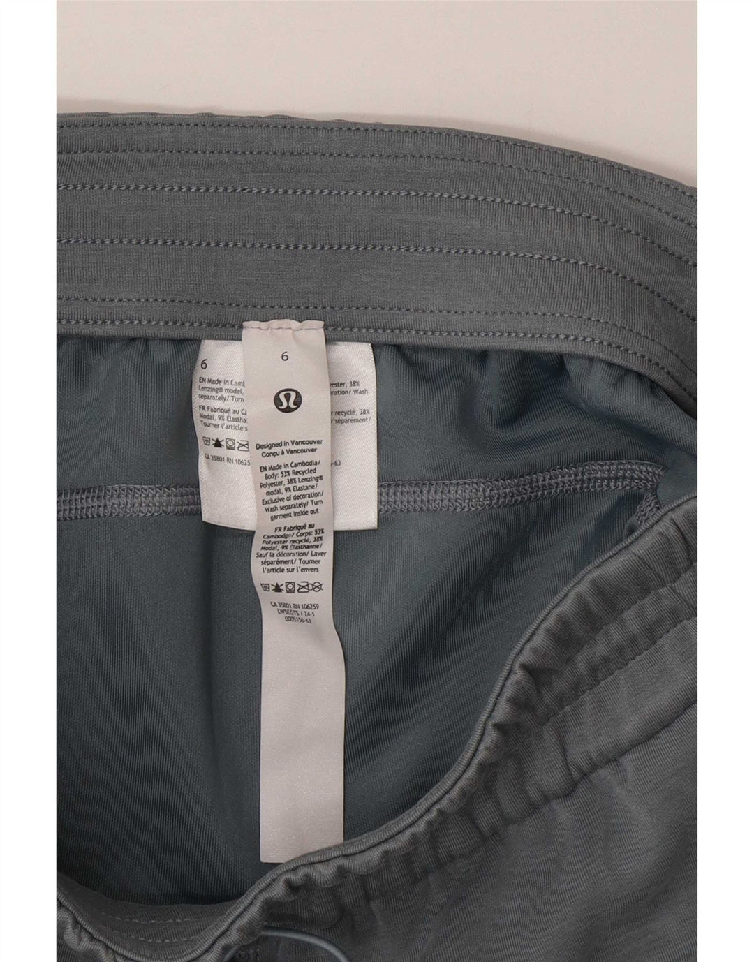Женские спортивные брюки Lululemon, США 6, средний серый полиэстер