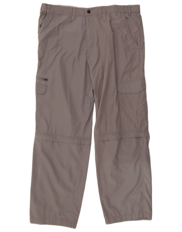 Мужские прямые брюки карго MARKS & SPENCER Blue Harbour W38 L31 серые