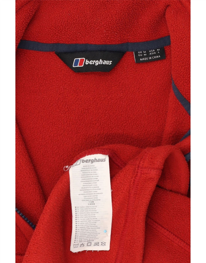 Мужская флисовая куртка Berghaus UK 38, средний красный полиэстер