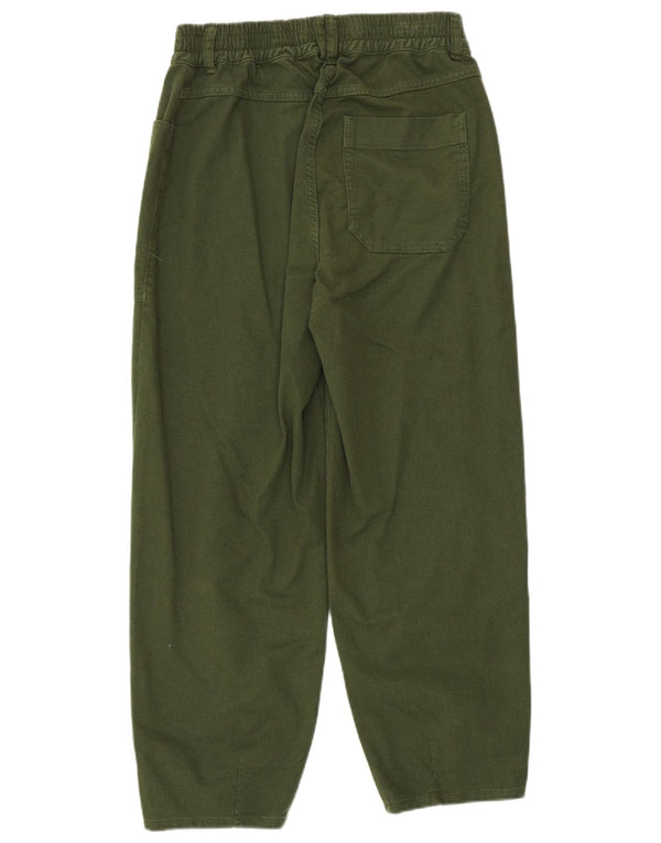 Женские джинсы свободного кроя с высокой талией WHISTLES UK 12, средние W30 L26, зеленые