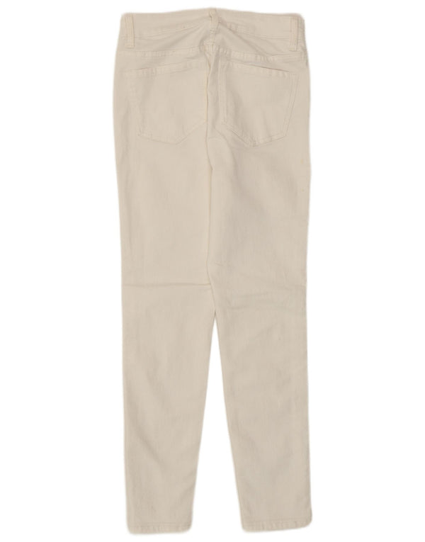 Женские джинсы скинни Marks & Spencer The Ivy UK 8, маленькие W26 L26, белый хлопок