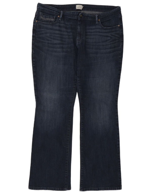 Женские джинсы Levi's Demi Curve Bootcut, США 20, 3XL, W40, L30, темно-синий, хлопок