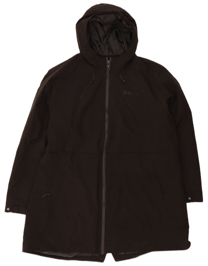 Женский плащ с капюшоном Mountain Warehouse UK 28 6XL, черный полиэстер