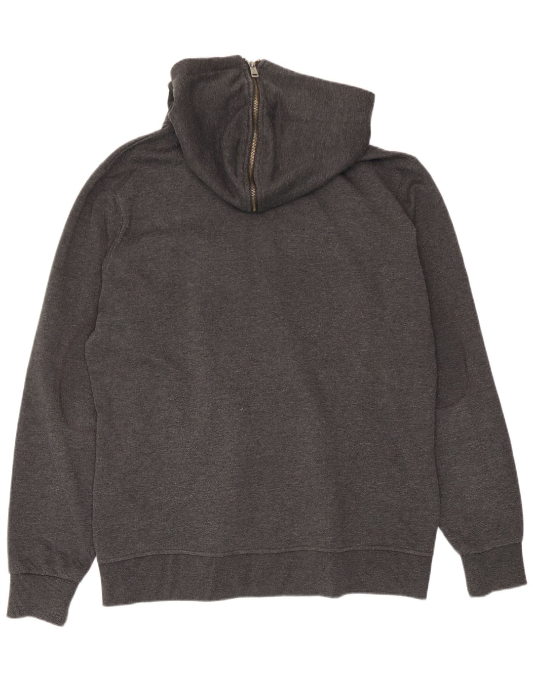 Guess Мужской свитер с капюшоном на молнии 2XL Серый полиэстер