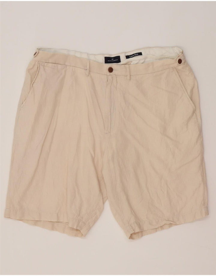 Мужские шорты чинос Marks & Spencer W42 XL, бежевый лен