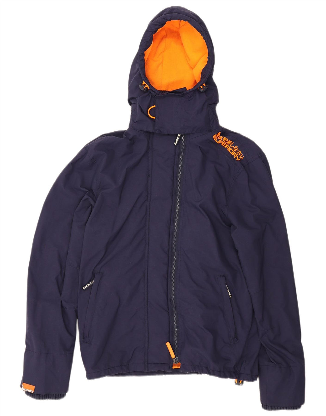 Мужская ветровка Superdry The Windcheater UK 36, маленькая темно-синяя