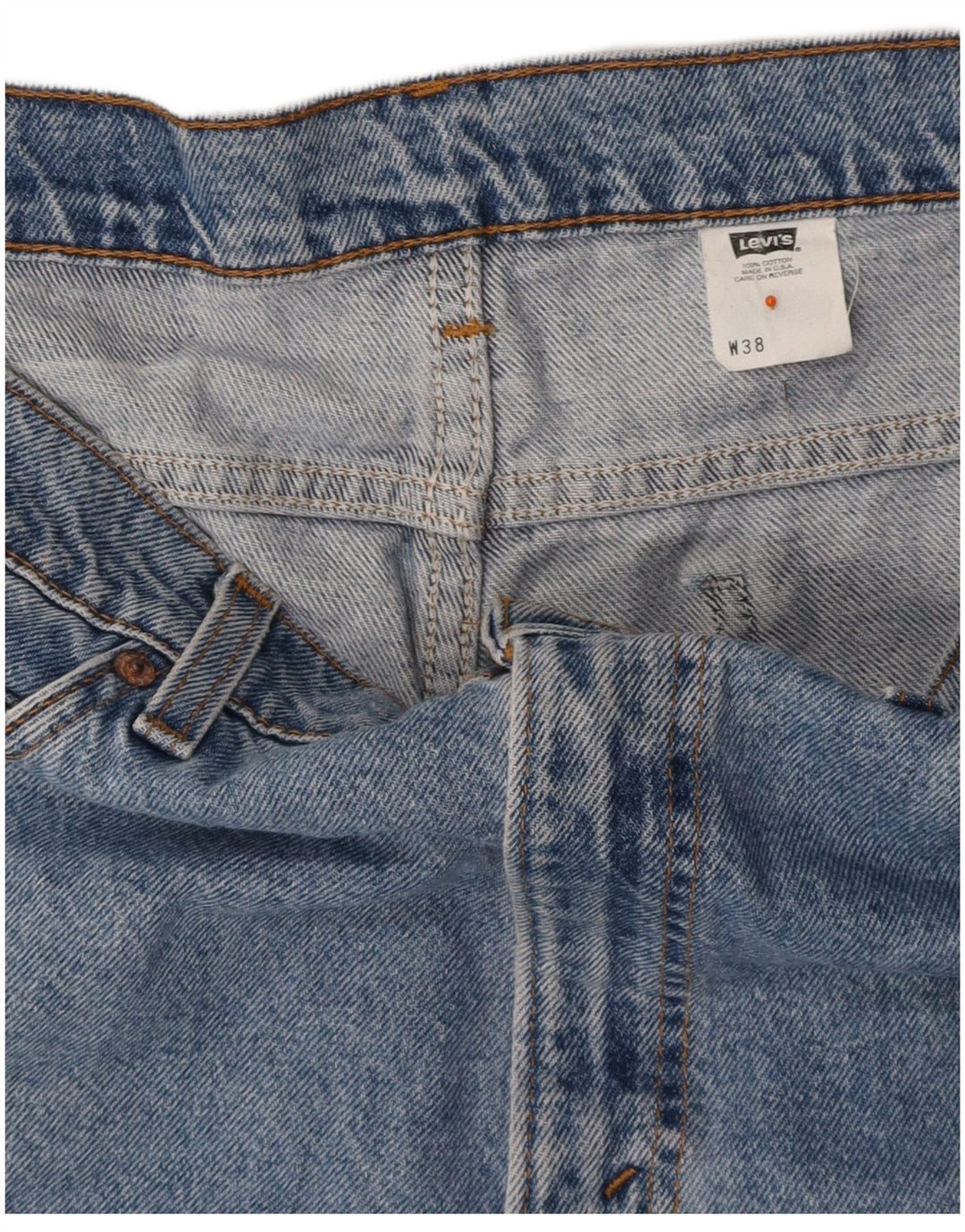 LEVI'S Mens Denim Shorts W38 XL Blue Cotton