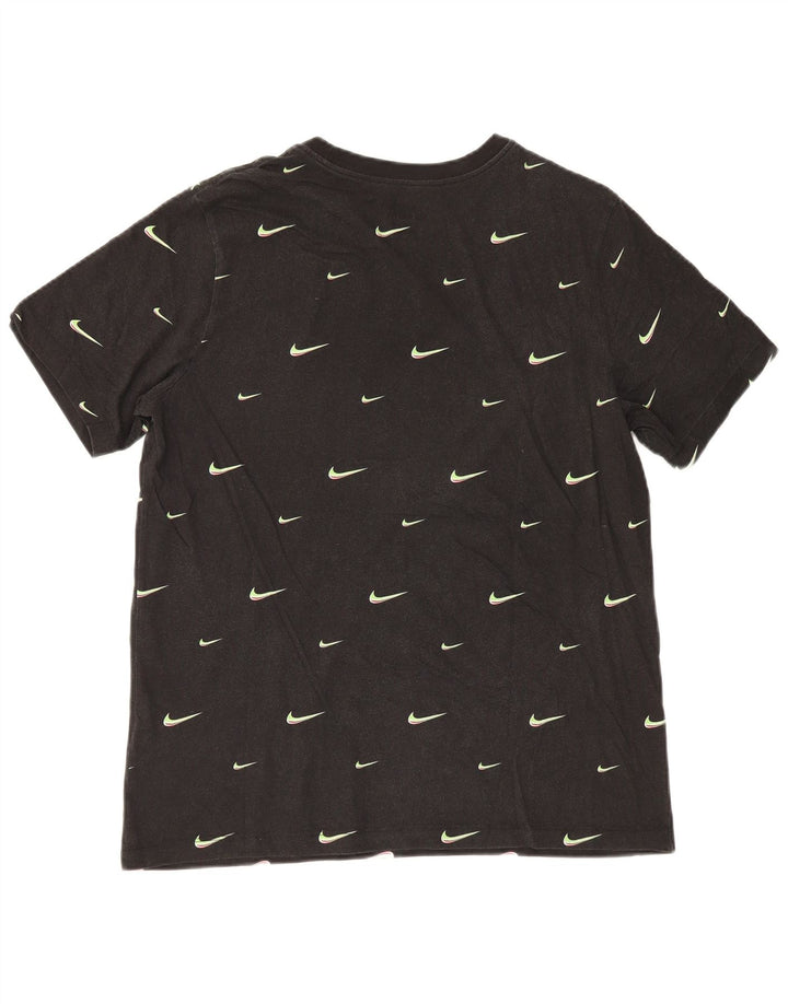 Мужская футболка с рисунком Nike, большой черный хлопок