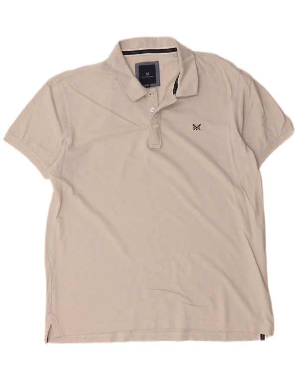 Crew Clothing Мужская рубашка поло XL, белый хлопок
