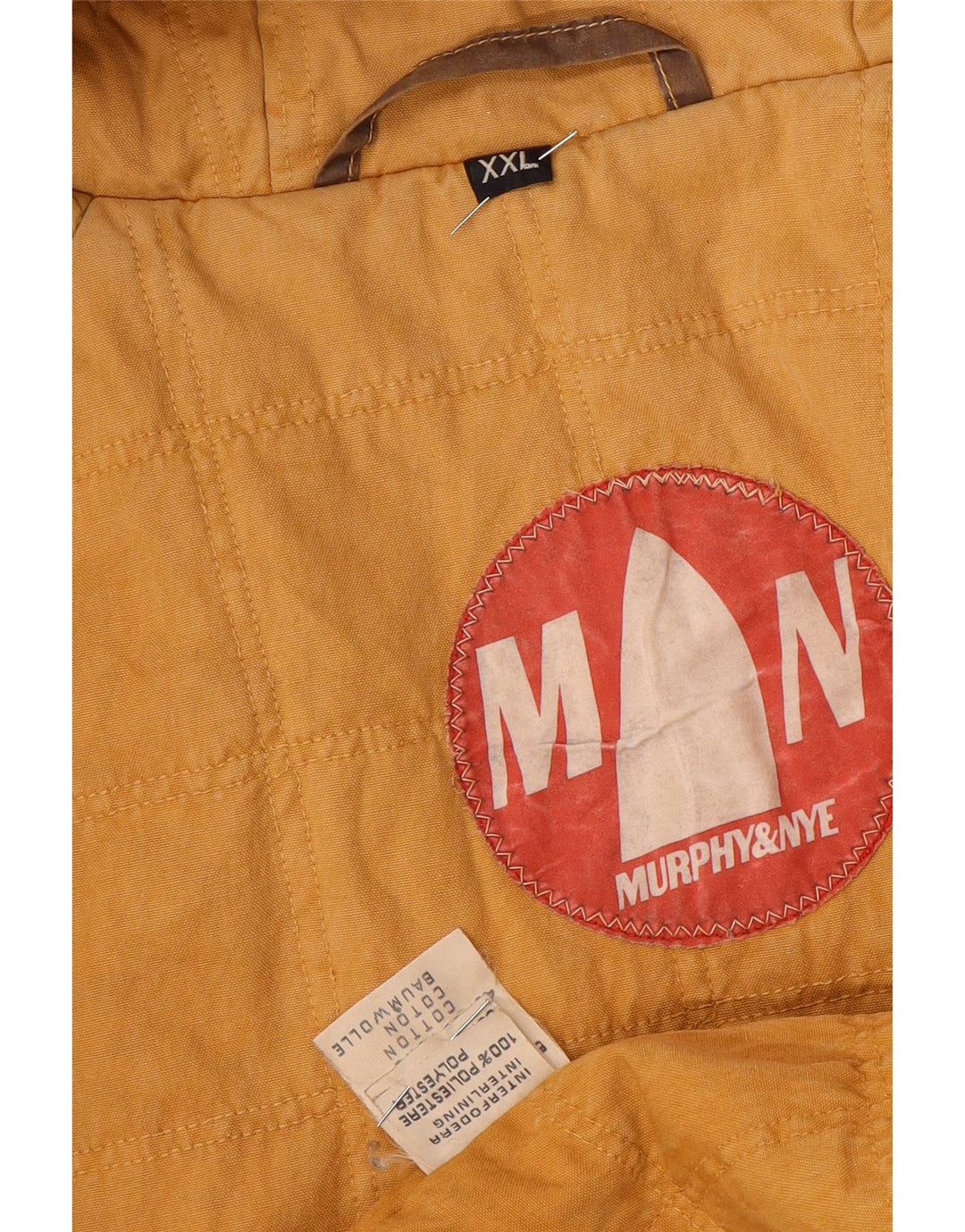 Мужская ветровка с капюшоном Murphy & Nye UK 44 2XL Коричневый полиэстер