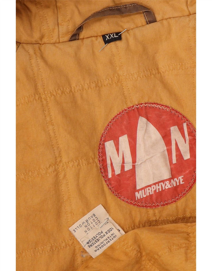 Мужская ветровка с капюшоном Murphy & Nye UK 44 2XL Коричневый полиэстер