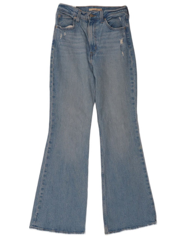Женские расклешенные джинсы Levi's с высокой посадкой W26 L32, синий хлопок