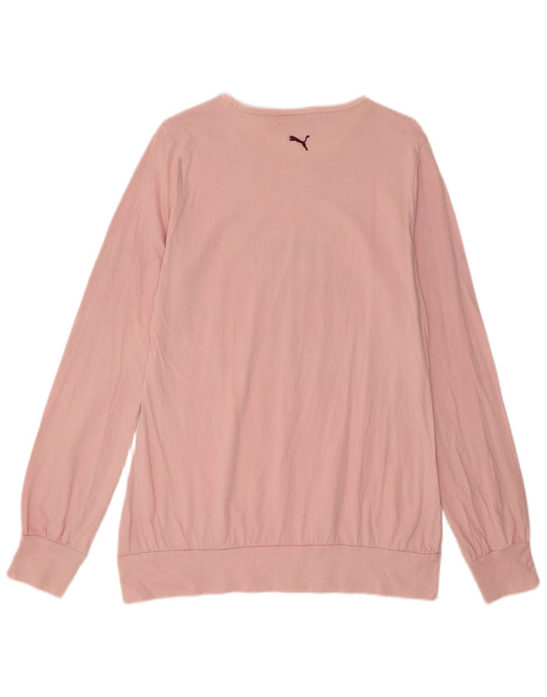 Женский свитер с рисунком Puma UK 16, большой розовый