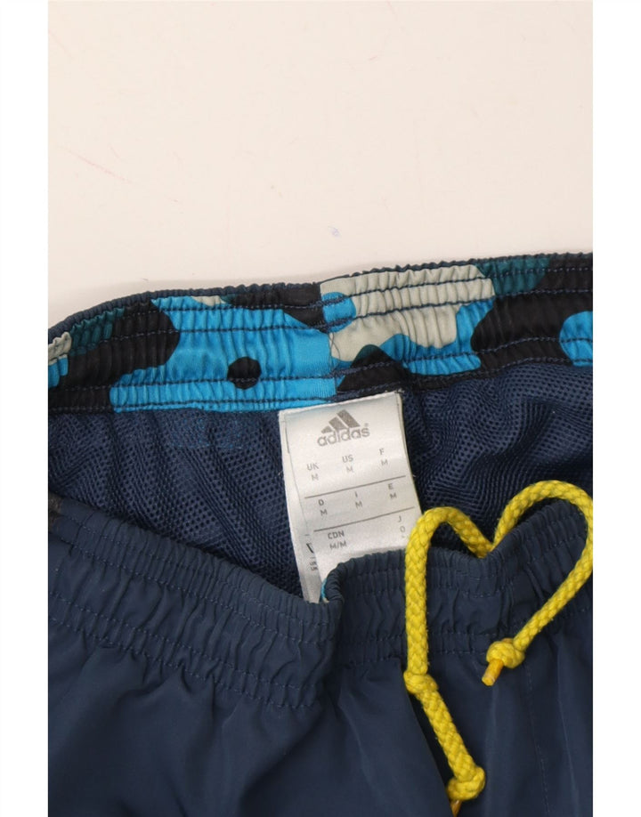 ADIDAS Mens Tracksuit Trousers Medium  Navy Blue Colourblock Polyester Vintage Adidas and Second-Hand Adidas from Messina Hembry 