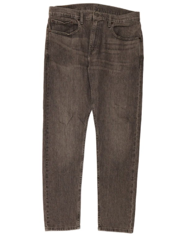 Мужские зауженные зауженные джинсы Levi's 512 W34 L32 Серые хлопковые