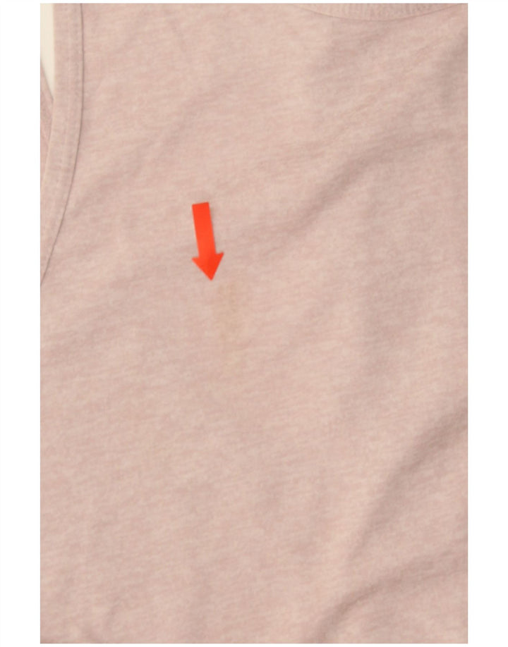 Женский жилет Nike Dri Fit UK 12, полиэстер среднего розового цвета