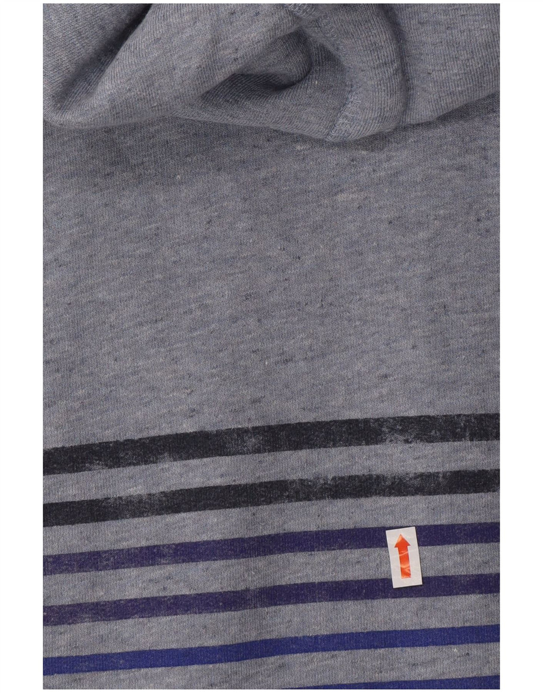 SUPERDRY Мужской джемпер с капюшоном с рисунком 2XL, синий хлопок