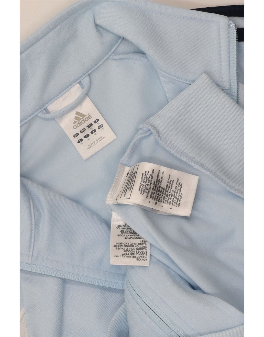 Женский спортивный костюм Adidas Top Jacket UK 10, маленький синий полиэстер