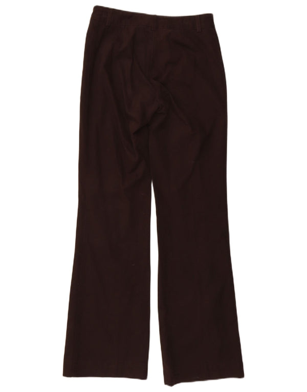 Massimo Dutti Женские повседневные брюки Bootcut EU 36 XS W26 L31 Коричневые хлопковые брюки