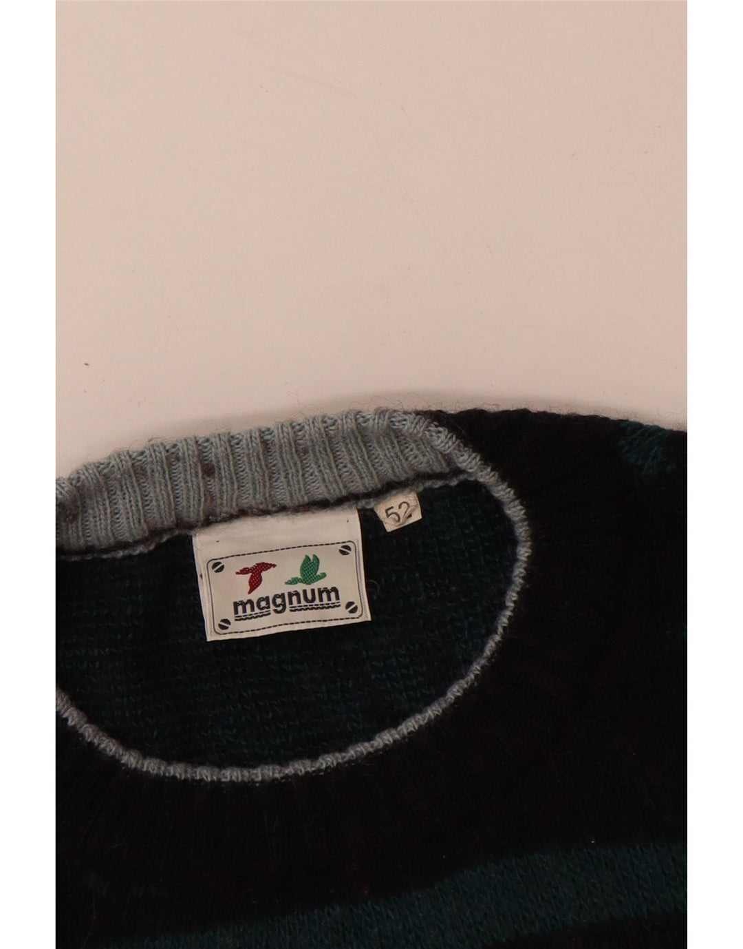 MAGNUM Мужской свитер с круглым вырезом IT 52 Большой Темно-Синий